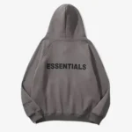 FOG Essentials Grey Full Zip Hoodie